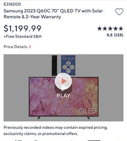 60 Qled Inch Brand NEW in The Box