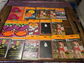 Vintage Gibson Halloween greeting cards new made in USA