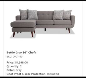 Two couches brand new