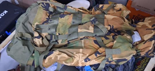 Woodland Large Field Pack Internal Frame + Patrol Pack SDS Back Pack System Set