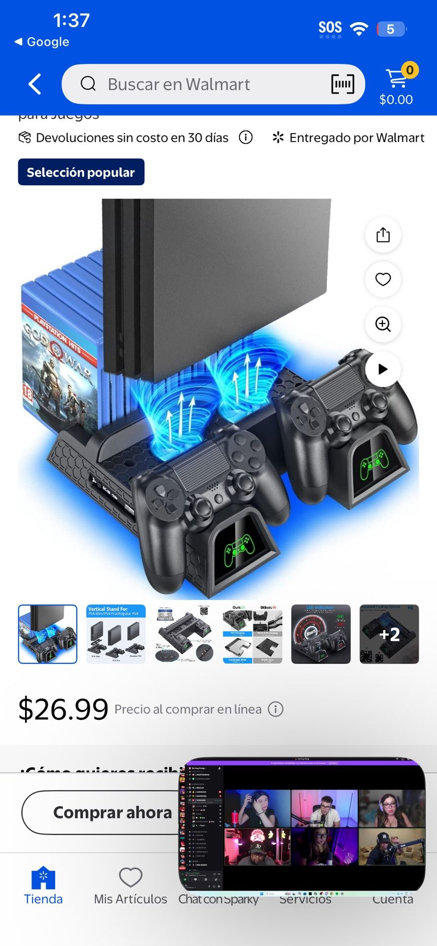 PS4 Cooling Stand