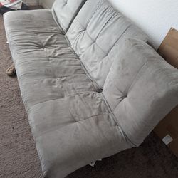 Grey Futon Sofa