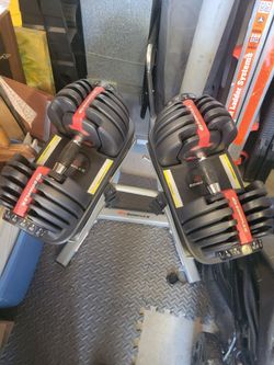 Bowflex Adjustable dumbells