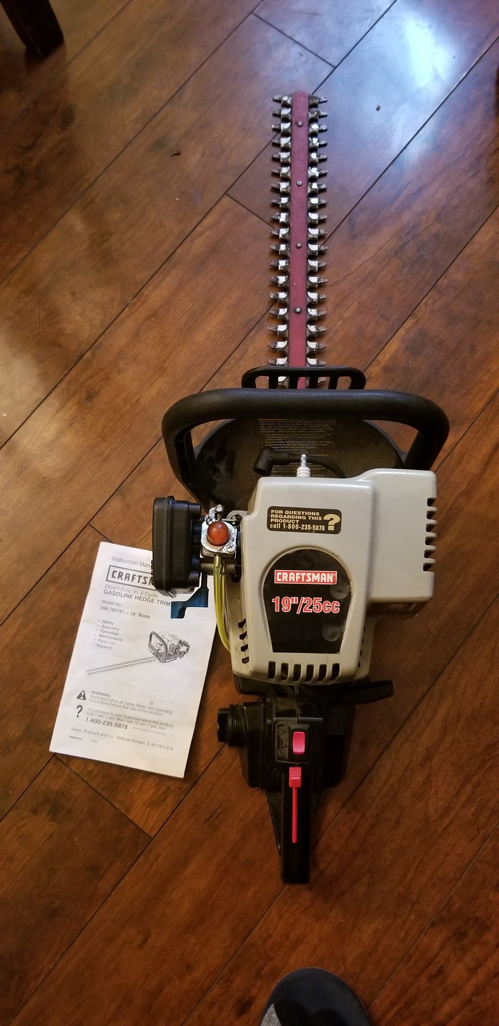 Hedge trimmer not (working)