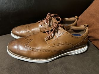 Cole Haan GrandEvølution Wingtip Oxford British Tan/Java size 13M