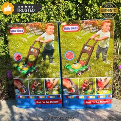 🏆 New | Little Tikes Gas N Go Mower Toy for Kids Ages 3+ | Pretend Outdoor Play 