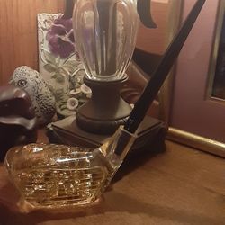 Vintage 1960-70 SHAEFFER LUCITE GOLF CLUB PEN HOLDER / Paper Weight / WORKS
