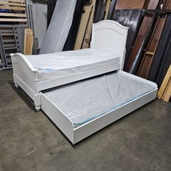 Twin Trundle Bed And Mattress 