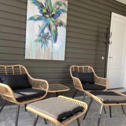 5 Piece Patio Furniture Set 