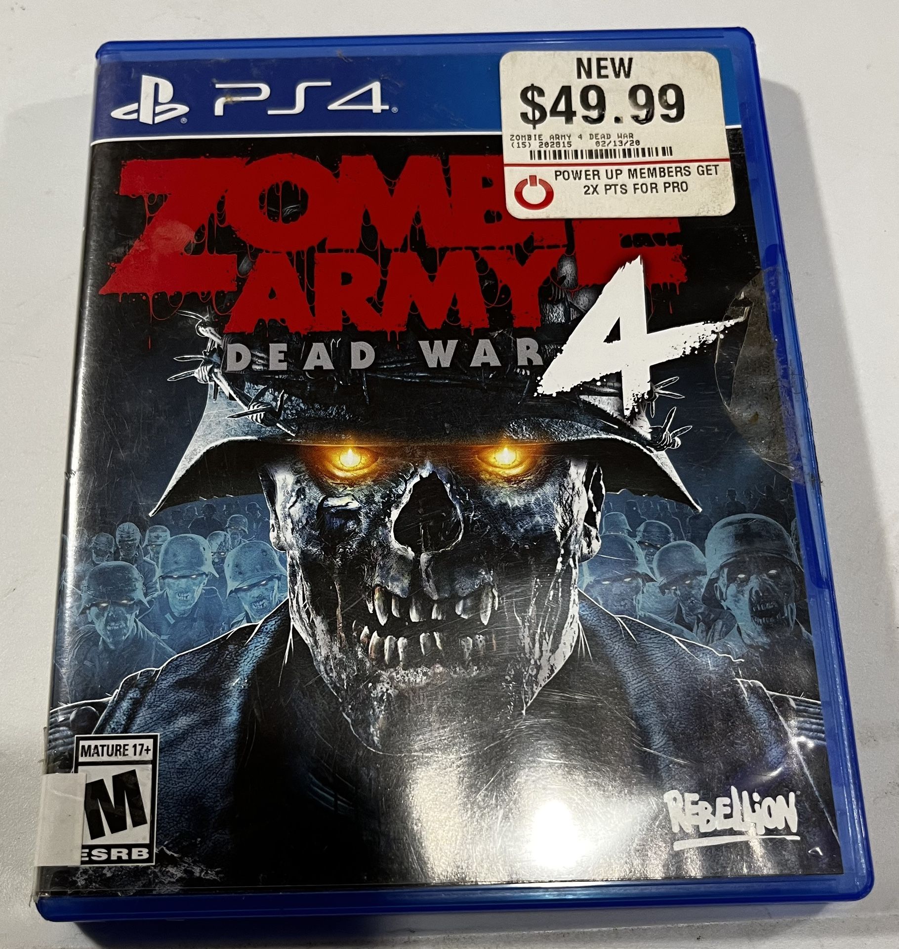 PS4 Zombie Army 4 Dead War