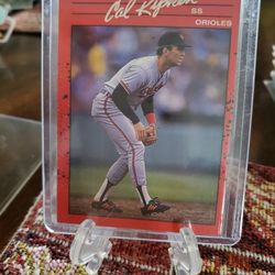 Cal Ripken Jr 1990 Donruss Variation No Dot Behind Inc Baseball Cards 