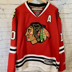 NHL Officially Licensed Jersey #10 Patrick Sharp Chicago Blackhawks Stanley Cup Winner Size L/XL