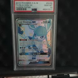 Glaceon GX Psa 10 