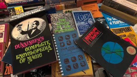 HUGE Witchcraft, Esp, Black Magic, Astrology, Psychic Book Collection