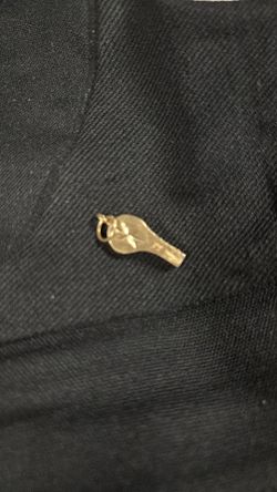 14 Karat Gold Whistle Charm