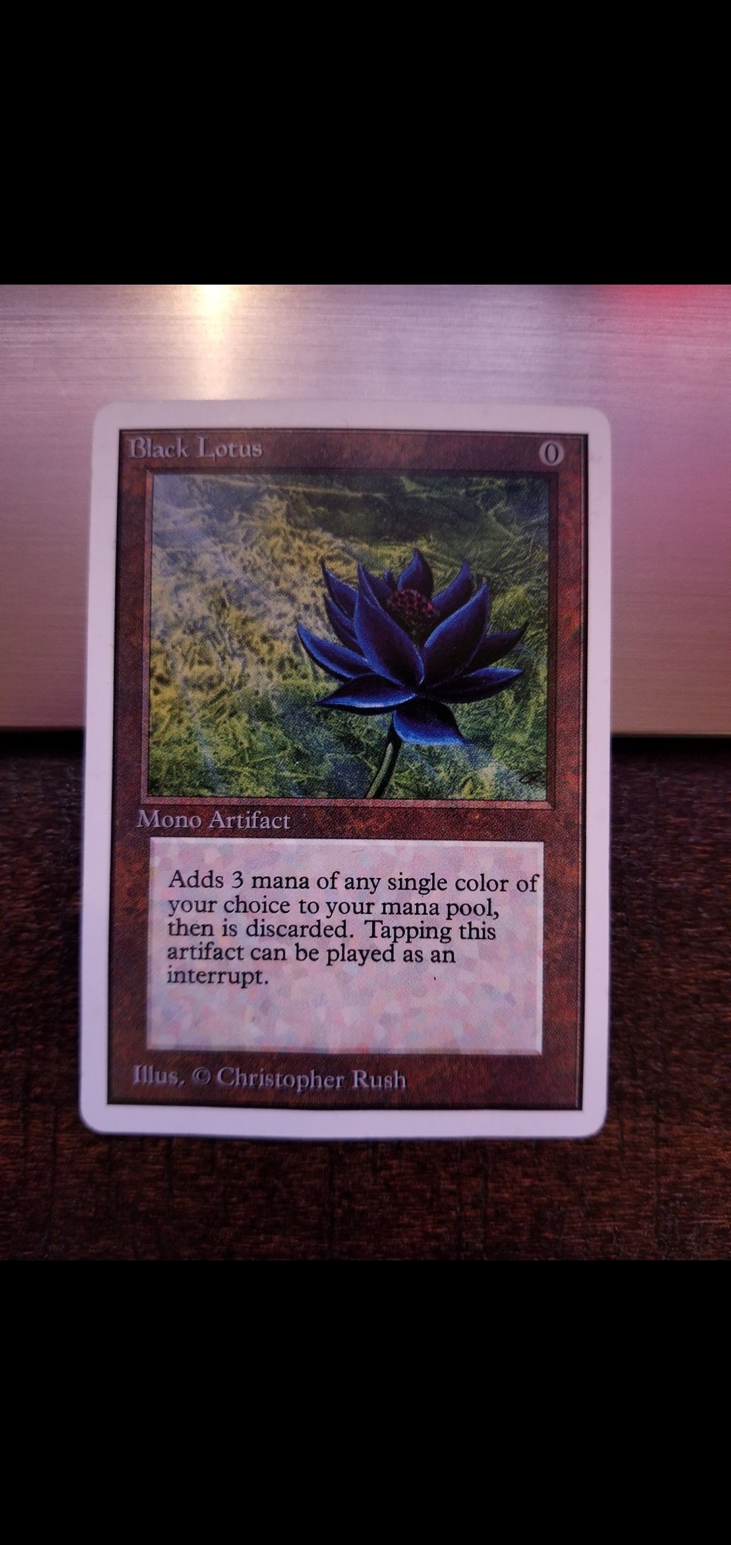 MTB Black Lotus Unlimited Edition *RARE* Power 9 LP/NM Magic The Gathering