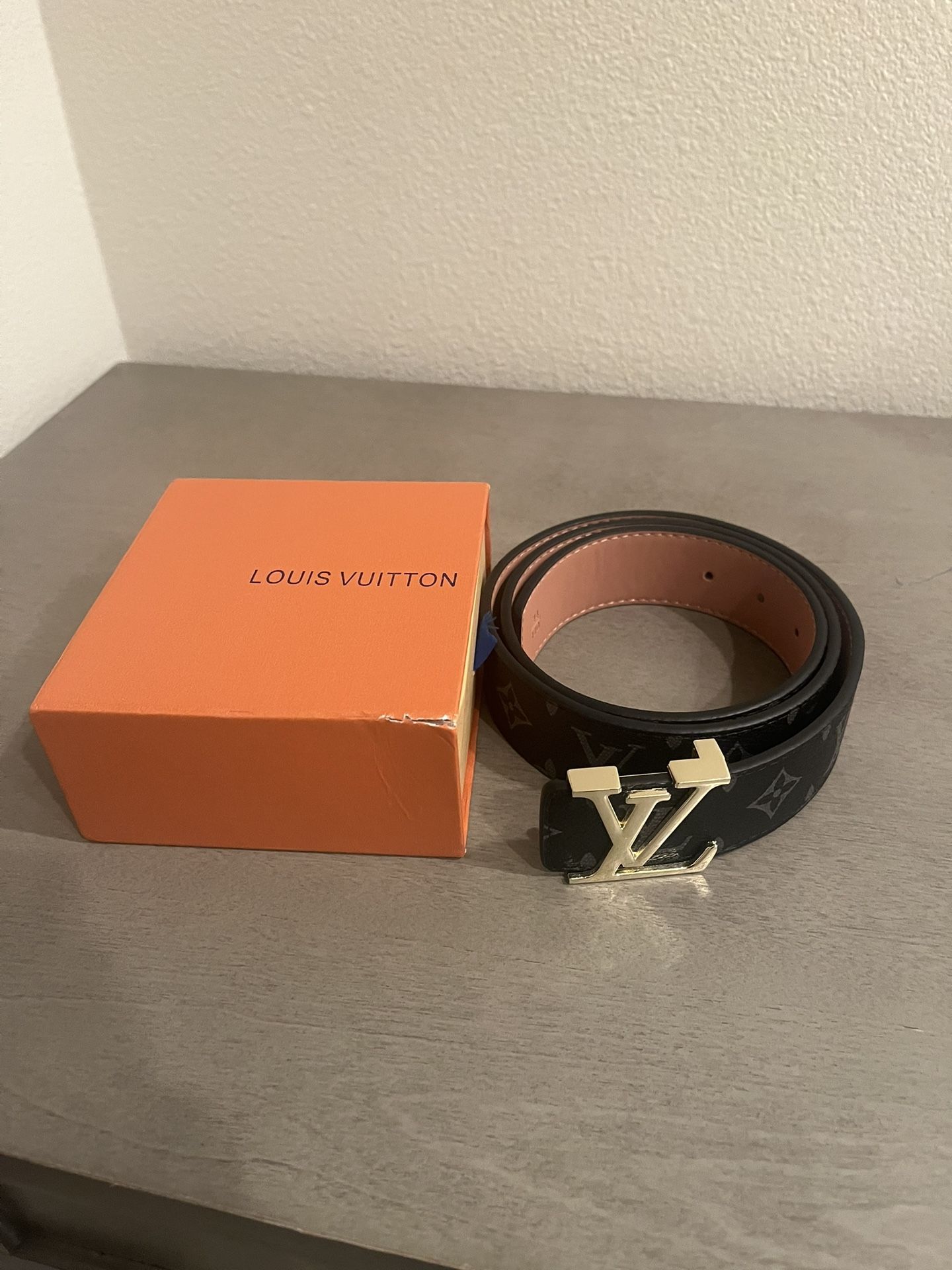 black louis vuitton belt 110 cm