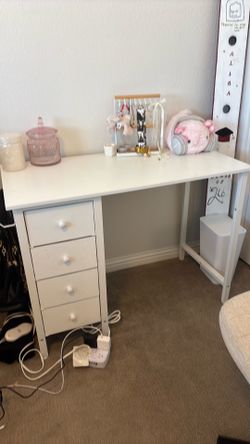 White desk