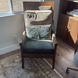 Antique Dennis & Leen Adjustable Back Office Desk Chair