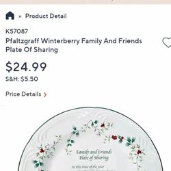 Winterberry 'Family and Friends Plate of Sharing' Platter....... CHECK OUT MY PAGE FOR MORE ITEMS