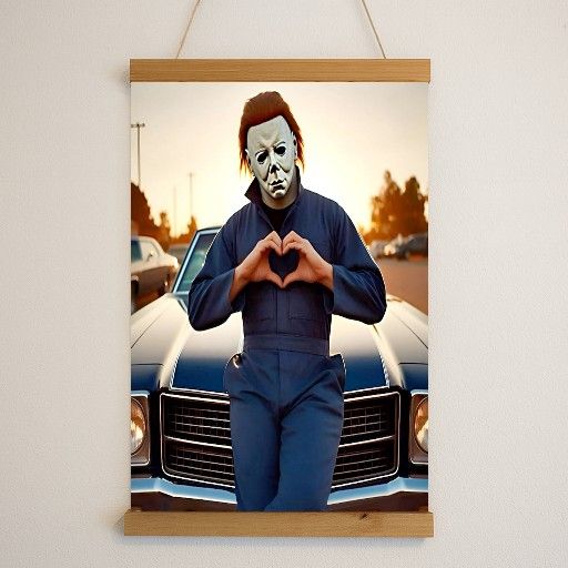 Michael Myers In Love Halloween Decoration