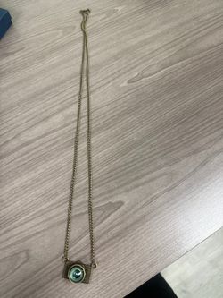 Vintage Bronze Mini Camera Pendant Long Chain Necklace