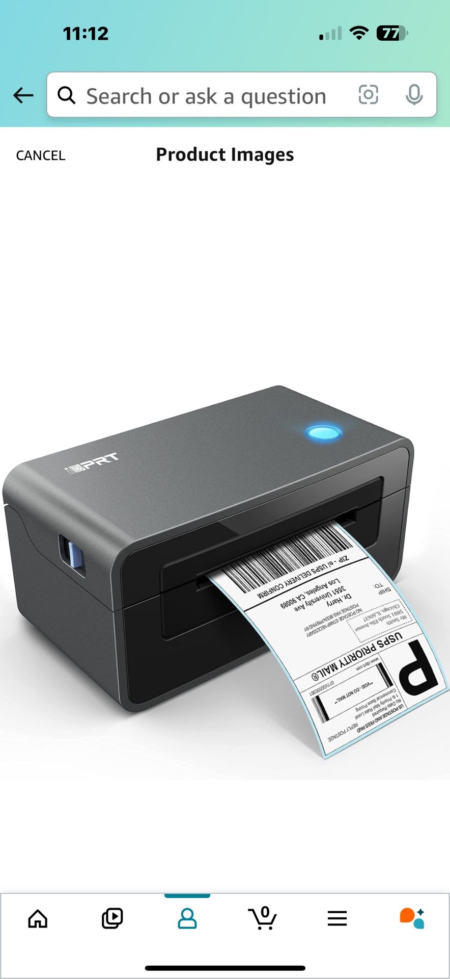 Thermal Label Printer, Shipping Label Printer, 4×6 Label Printer for Small Business, Thermal Label Maker, Support Windows, Mac, Chrome OS, Compatible