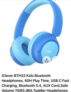iClever BTH22 Kids Bluetooth Headphones (blue)