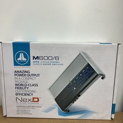 JL Audio M600/6 Class D Marine Amplifier New In Box