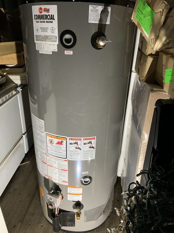 New Ruud Commercial 75 gal gas water heater for Sale in