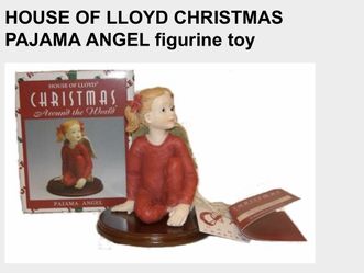 HOUSE OF LLOYD CHRISTMAS PAJAMA ANGEL figurine toy