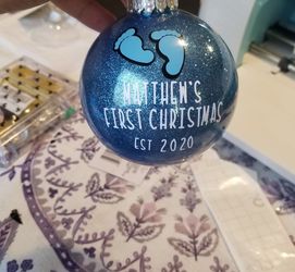 Baby's first Christmas ornament