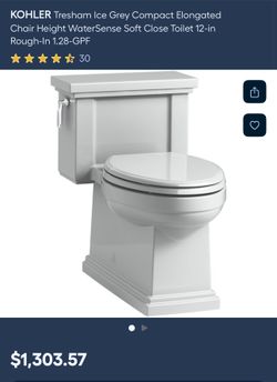 Kohler Tresham Ice Gray Toilet
