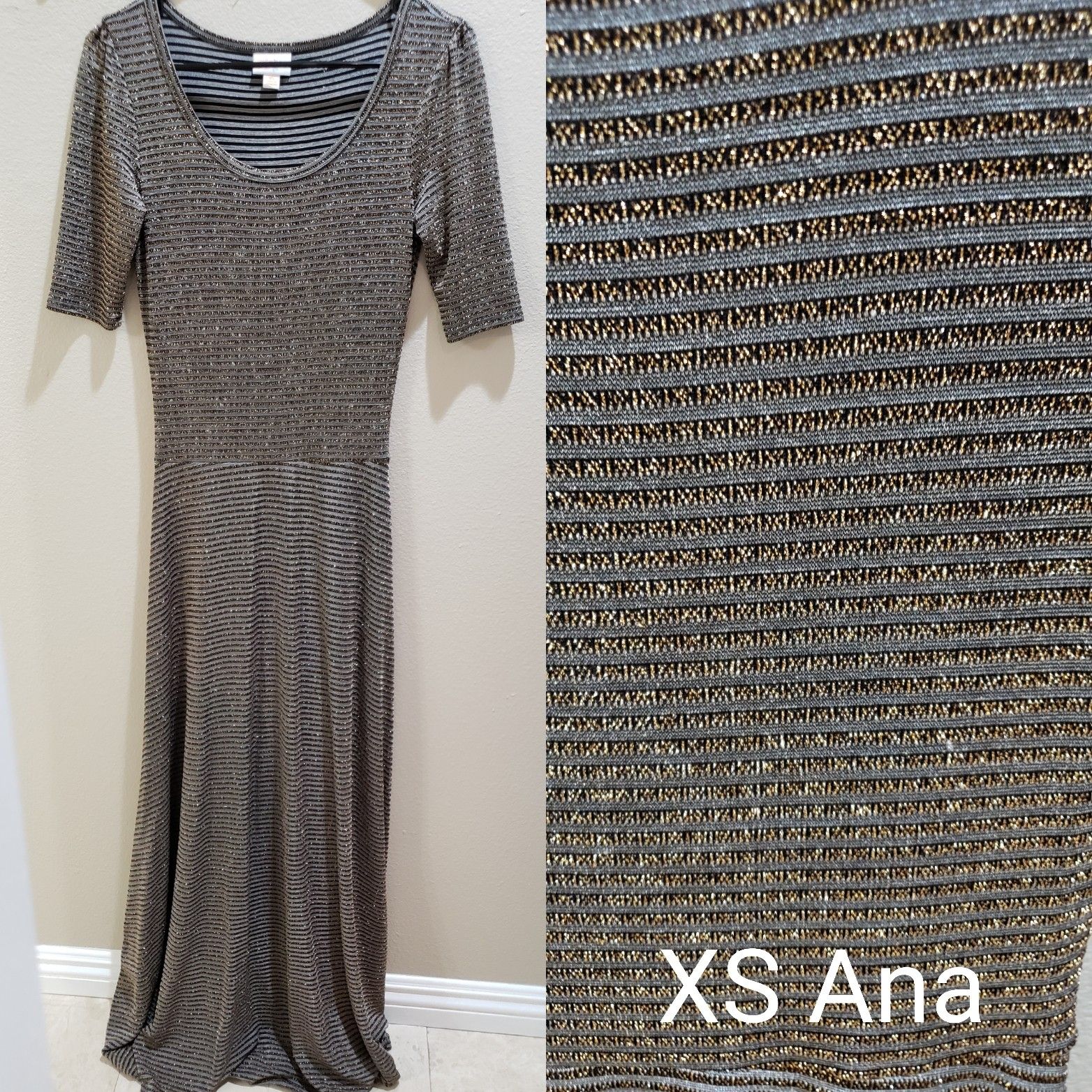 Elegant XS Lularoe Ana dress