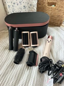 Dyson Airwrap Complete Styler – Limited Edition Rose Gold/Blush + Storage Case & Attachments
