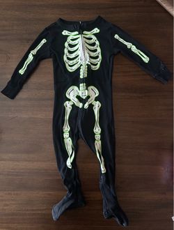 Skeleton baby onesie