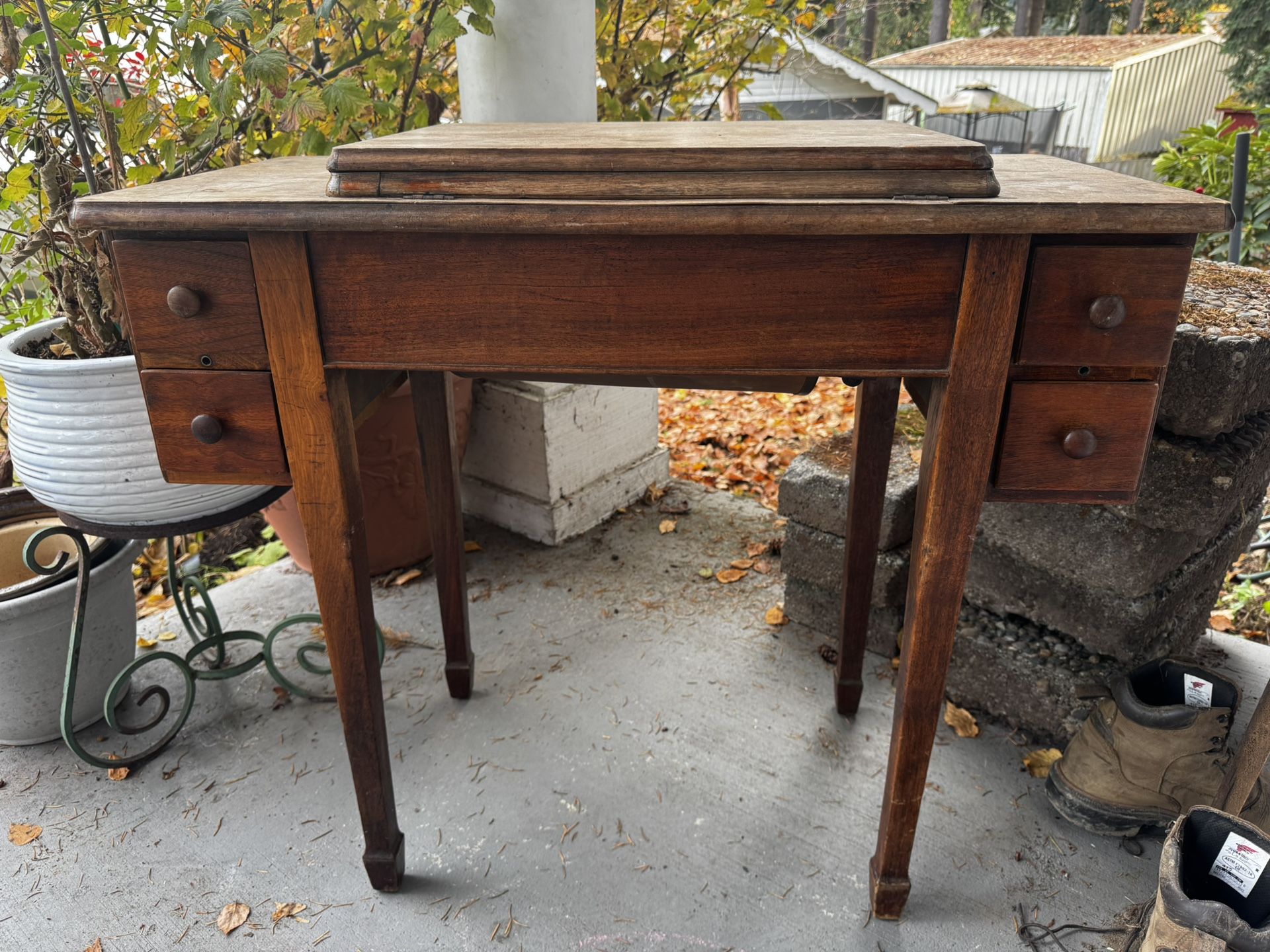 Small Sewing Desk Or Entry Table 
