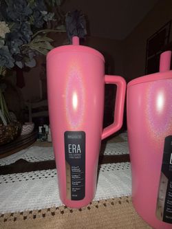 40oz Pink Sparkle Brumate Era