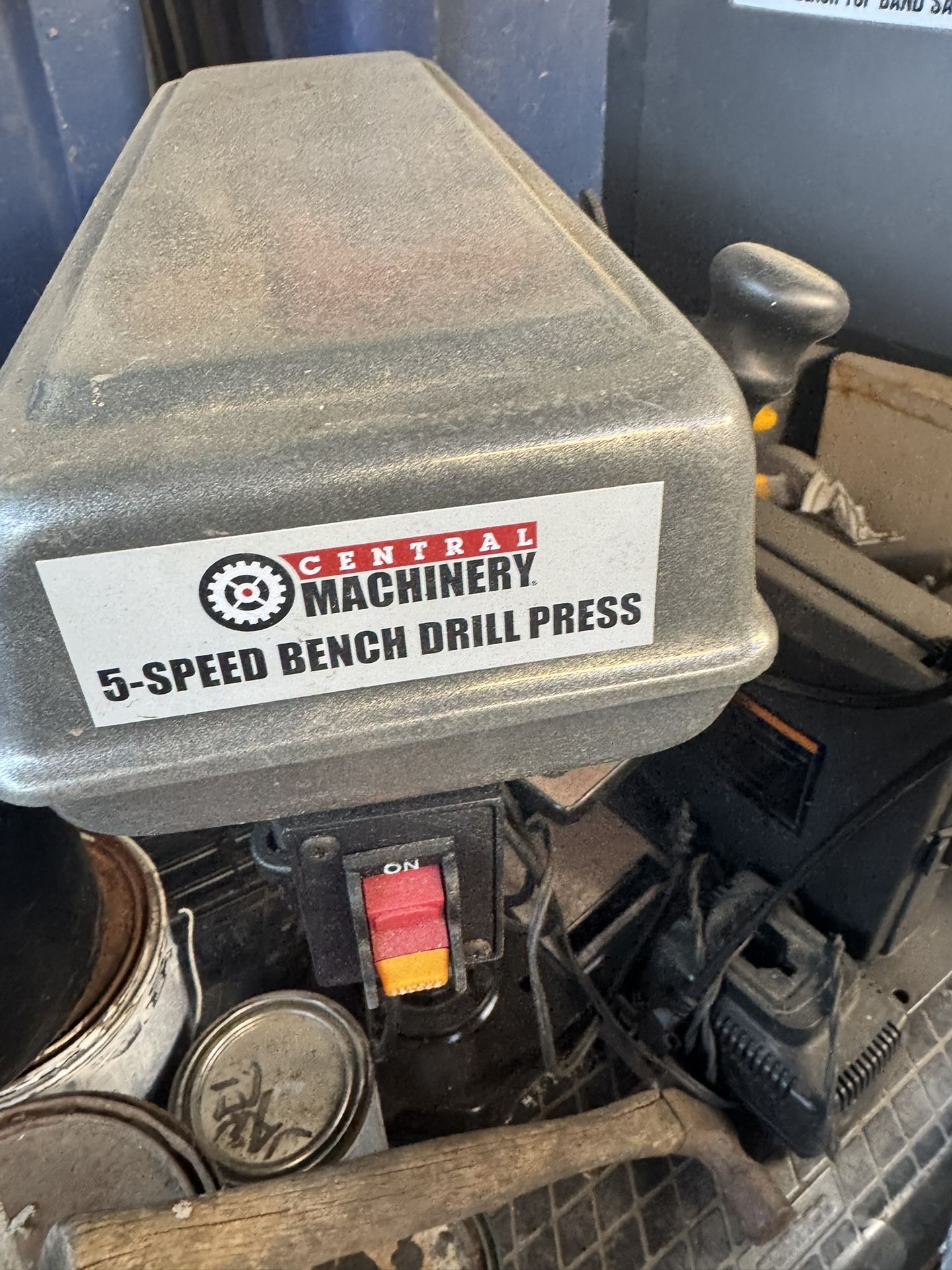 5-speed Bench Drill Press