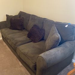 Dark brown sofa