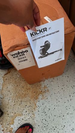 Wahoo Kickr power trainer and climb