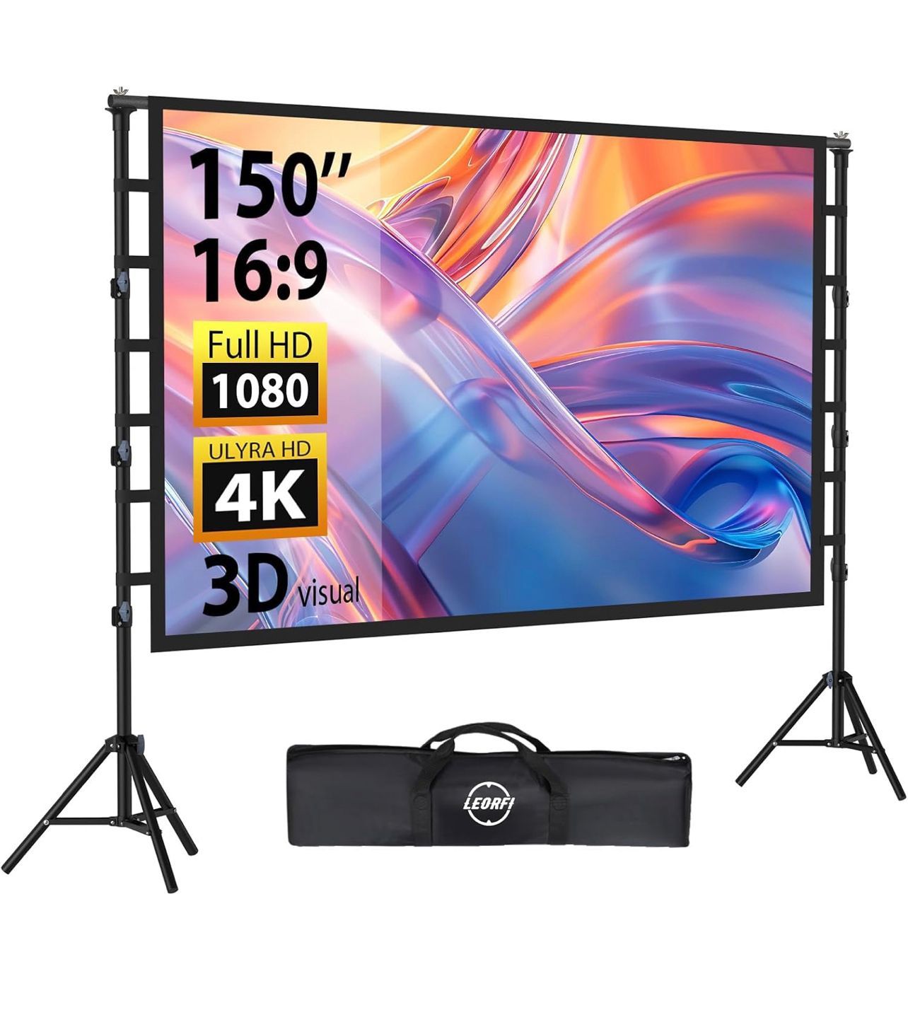 Outdoor Projector Screen with Stand