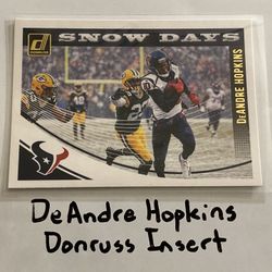 DeAndre Hopkins Baltimore Ravens All-Pro WR Donruss Short Print Insert Card. 