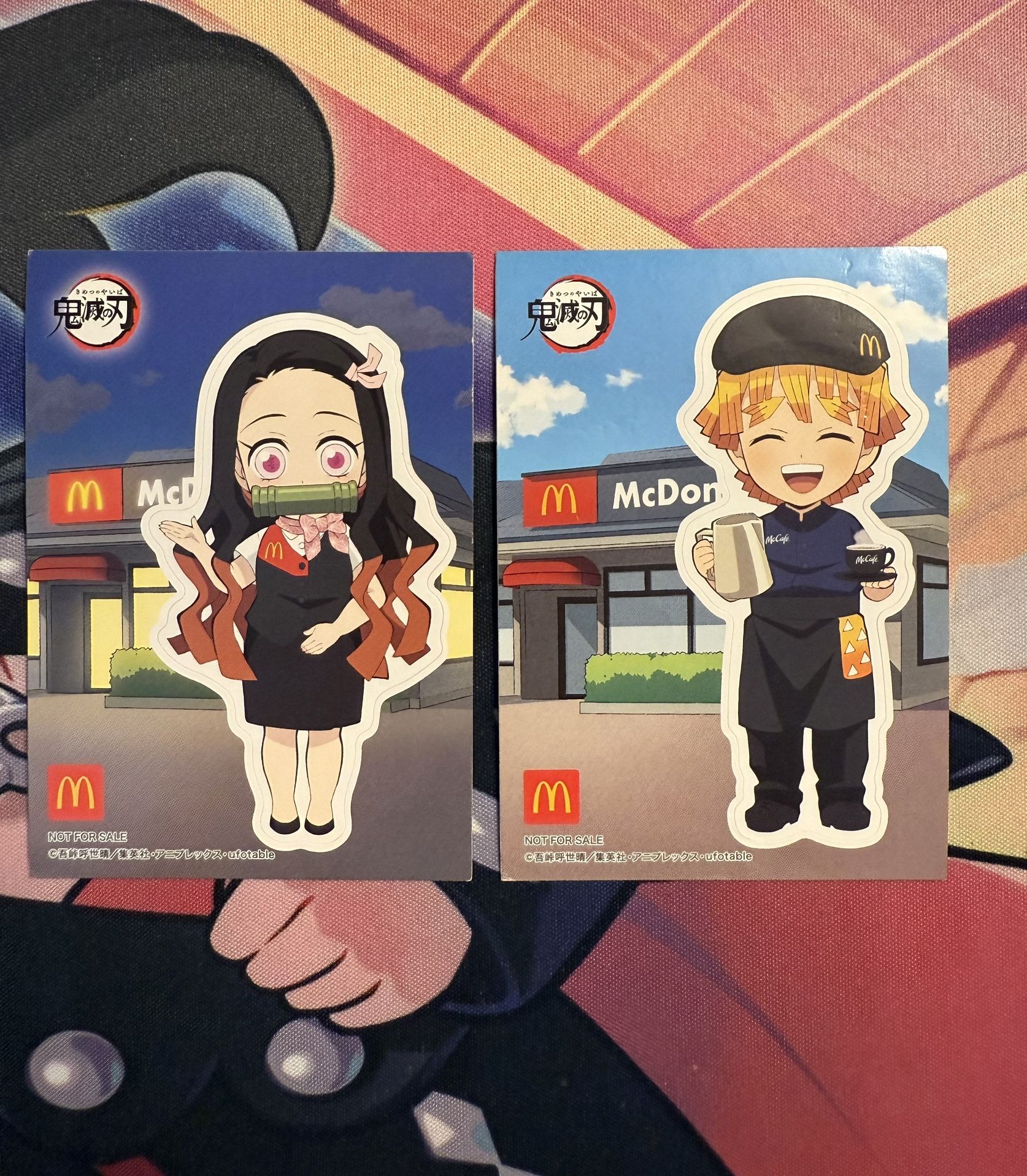 Demon Slayer Kimetsu no Yaiba McDonalds Sticker (2pcs)
