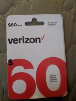 $60 Verizon Card For $50