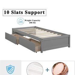 Twin Platform Bed Frame