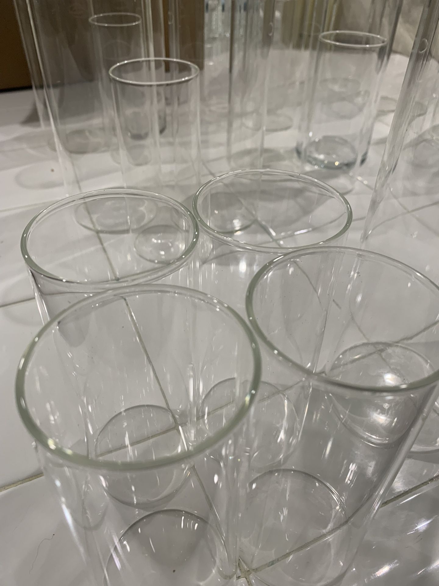 Hurricane Candle Vases Glass