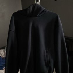 Uniqlo sweat oversized pullover hoodie & wide sweatpants gently used size small