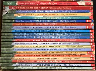Magic Tree House book set (books 1-3, 5-20, + Titanic + Dragon of the Red Dawn)