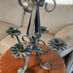 Vintage Wrought-iron Style Candelabra